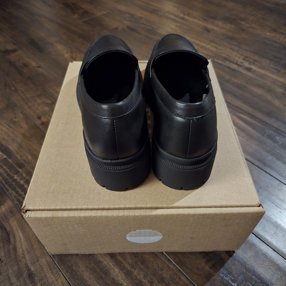 Chunky Black Loafers - Picture 4 of 6